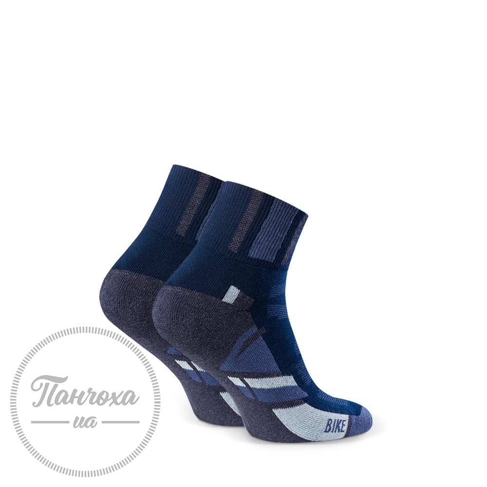 Шкарпетки чоловічі STEVEN 040 (спортивні) р.41-43 синій-джинс