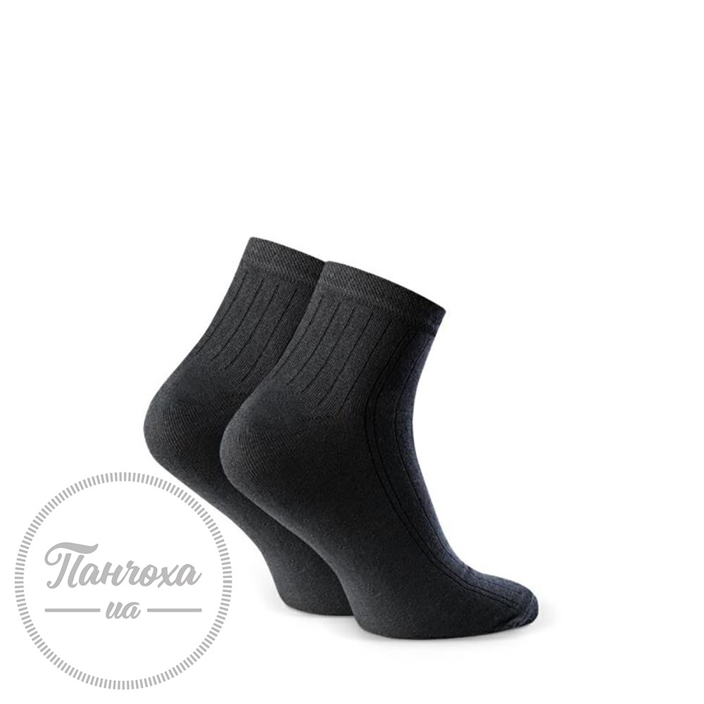 Шкарпетки чоловічі STEVEN (gladki) 054 р.38-40 темно-сірий