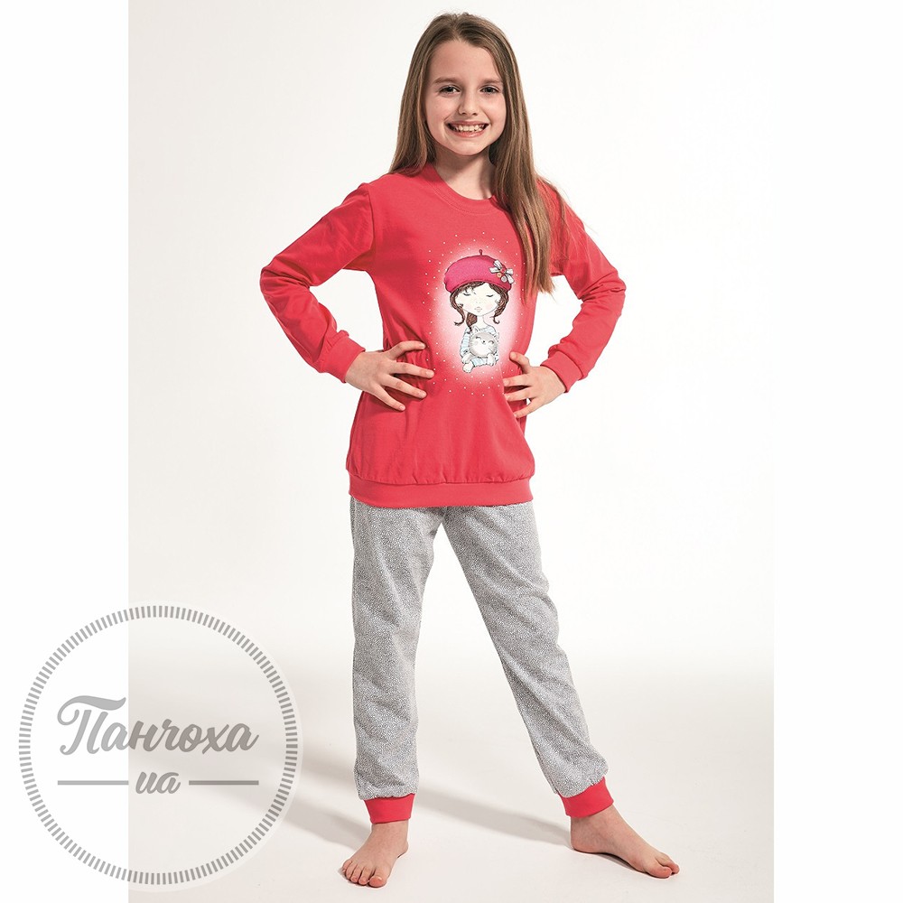 Піжама для дівчаток Cornette KIDS 594 "GIRL WITH CAT" p.86-92 Піжама для дівчаток Cornette KIDS 594 "GIRL WITH CAT" p.86-92
