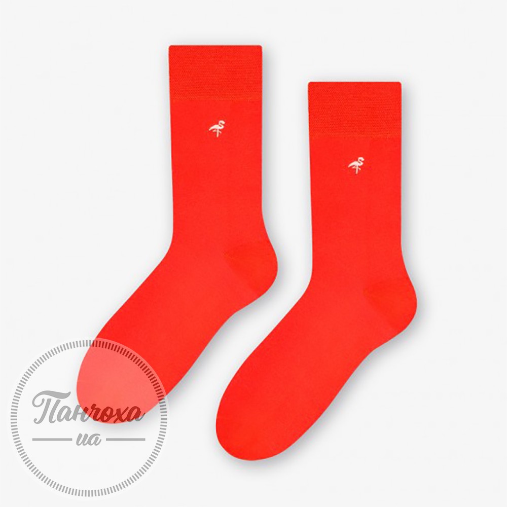 Шкарпетки чоловічі MORE 051 (LOGO) р.43-46 помаранчевий