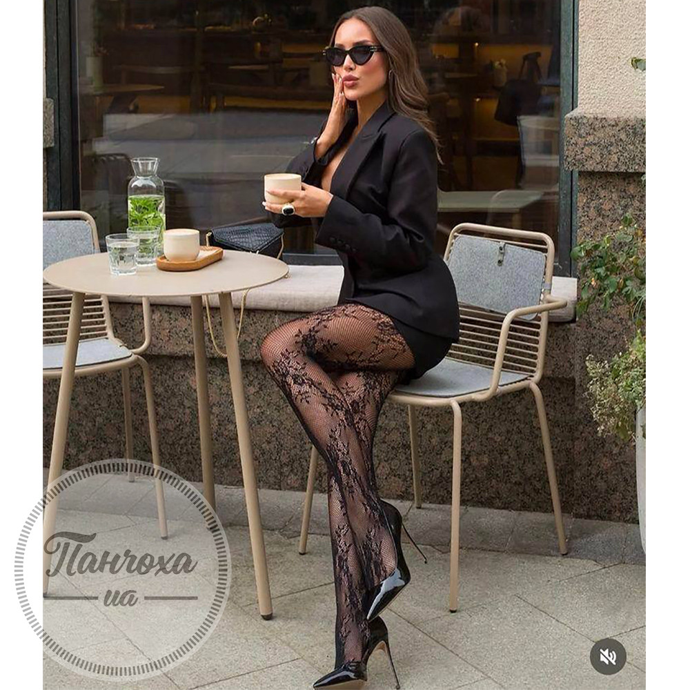 Колготки женские PANNA (кружево Лолита) p.3/4 Black Колготки женские PANNA (кружево Лолита) p.3/4 Black