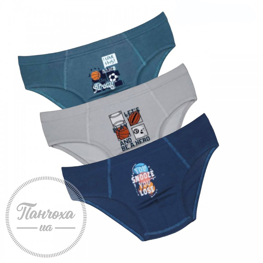 Труси для хлопців BAYKAR 3363 р.122-128 Сірий Труси для хлопців BAYKAR 3363 р.122-128 Сірий