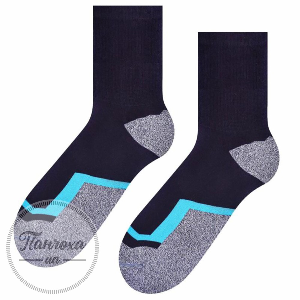Шкарпетки чоловічі STEVEN Sport Line 047 (меланж-стопа) р.41-43 Сірий-чорний