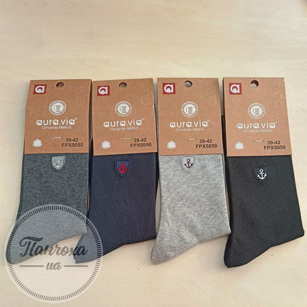 Шкарпетки чоловічі AURA.VIA FPX5050 р.39-42 Синій Шкарпетки чоловічі AURA.VIA FPX5050 р.39-42 Синій