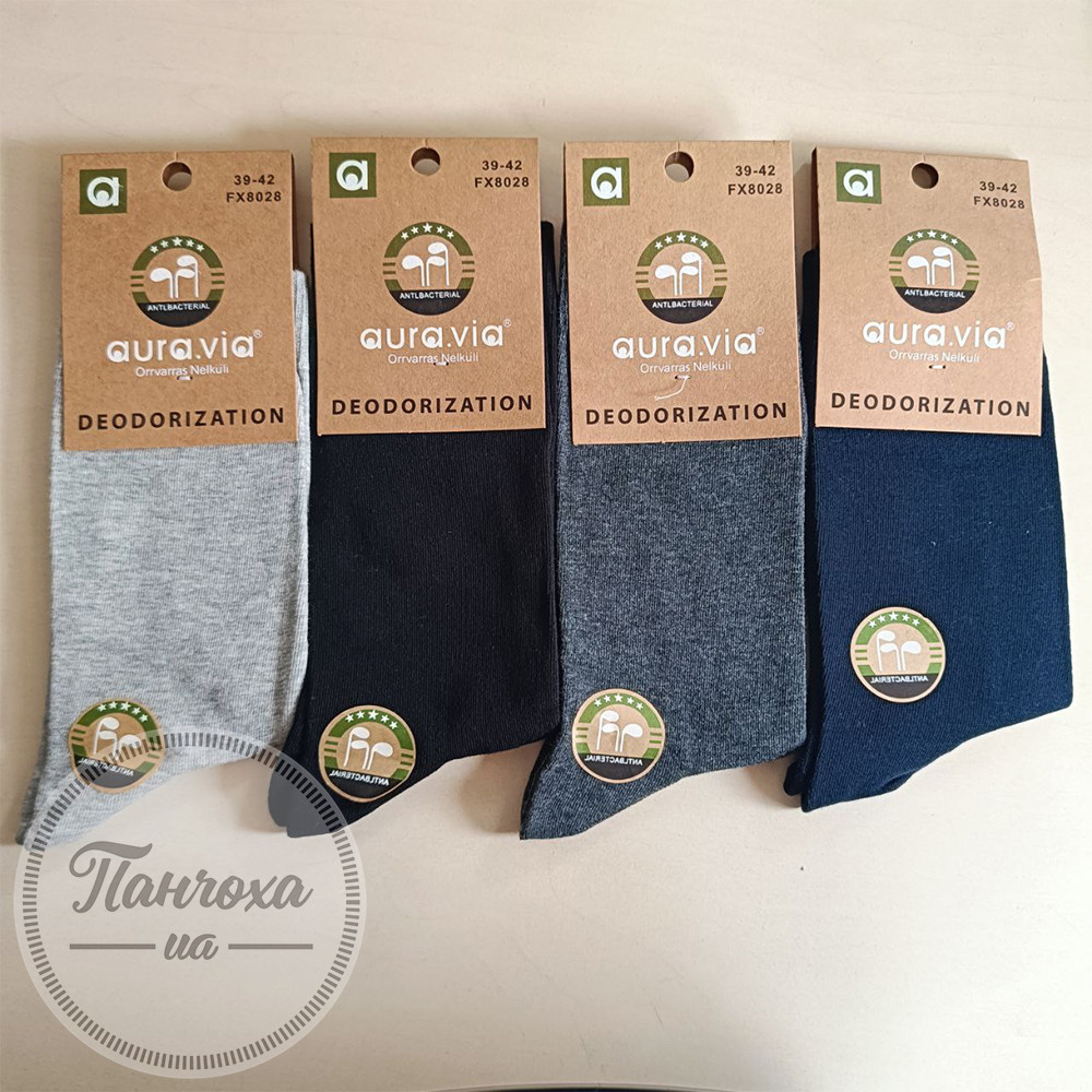 Шкарпетки чоловічі AURA.VIA FX8028 р.39-42 Чорний Шкарпетки чоловічі AURA.VIA FX8028 р.39-42 Чорний