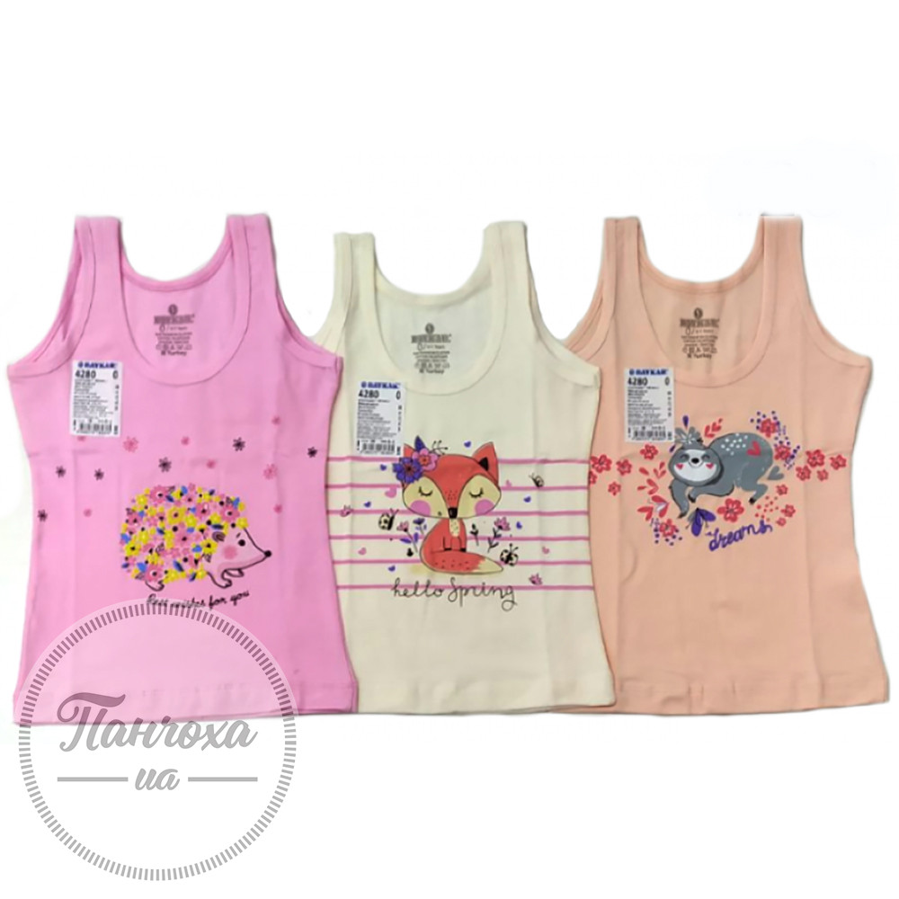 Майка для девушек BAYKAR 4280 р. 86-92 розовый Майка для девушек BAYKAR 4280 р. 86-92 розовый