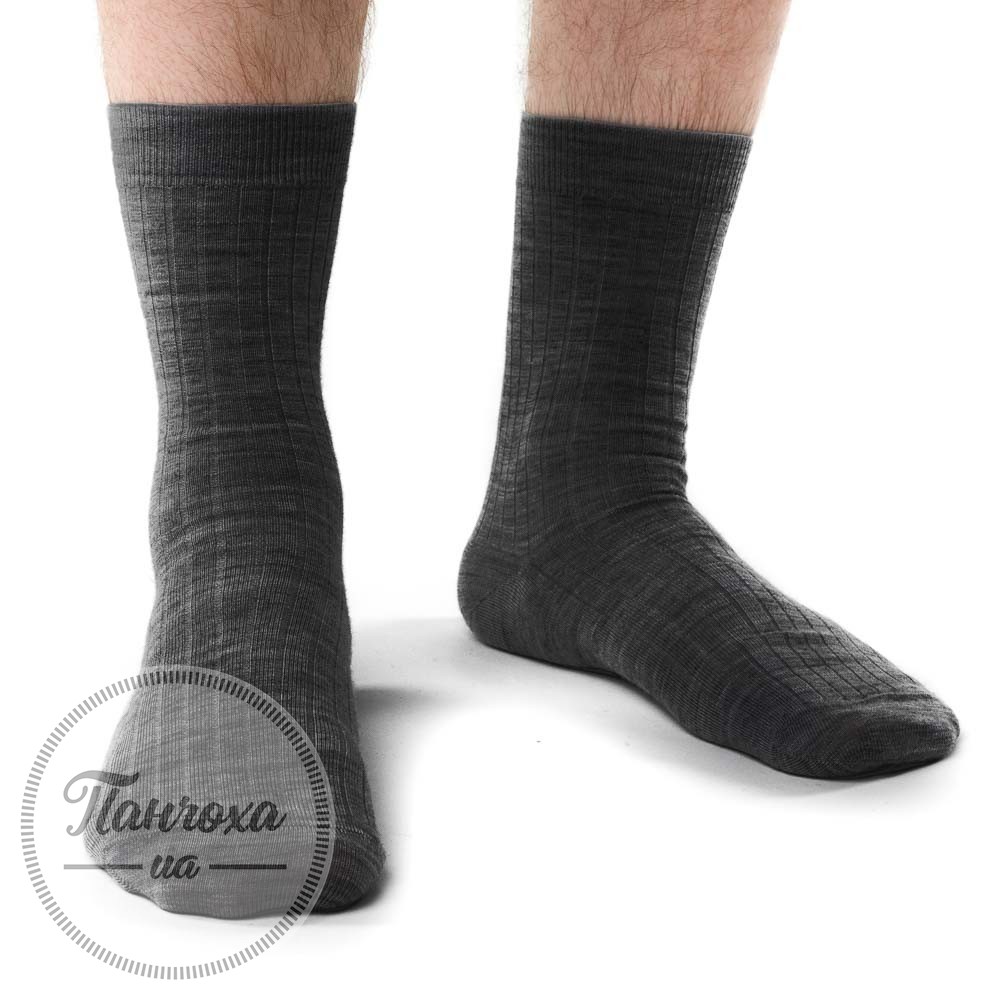 Шкарпетки чоловічі STEVEN 130 (з послабленою гумкою) р.41-43 темно-сірий