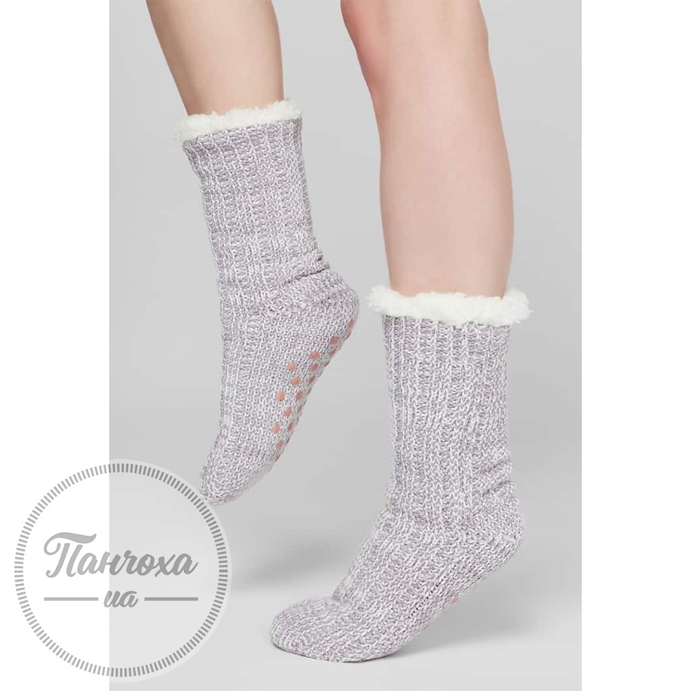 Шкарпетки жіночі LEGS HOME SOCKS 02 р.36-41 Св.сірий