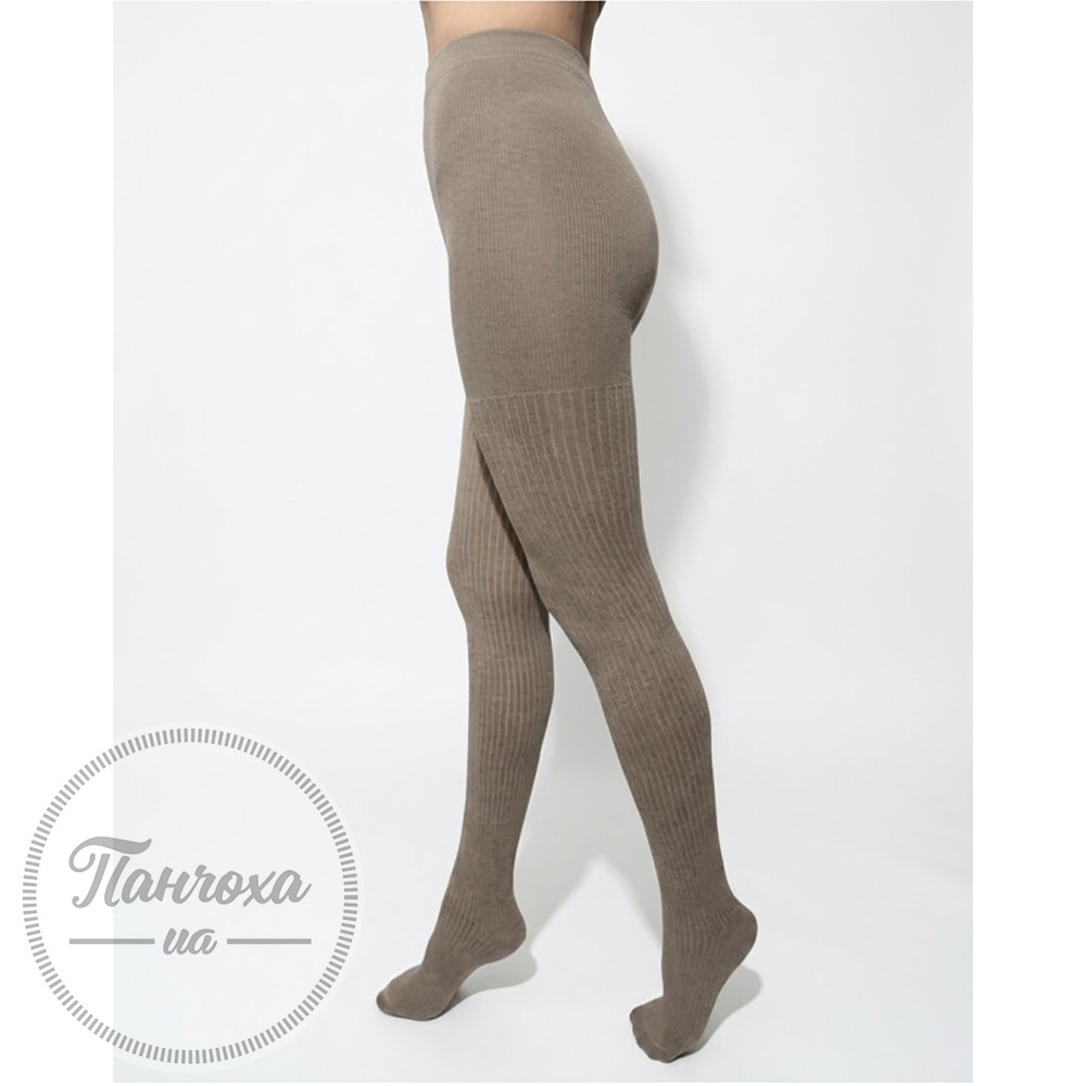 Колготи жіночі ELEGANTE COTTON 300 (в рубчик), р.2, Cappuccino Колготи жіночі ELEGANTE COTTON 300 (в рубчик), р.2, Cappuccino
