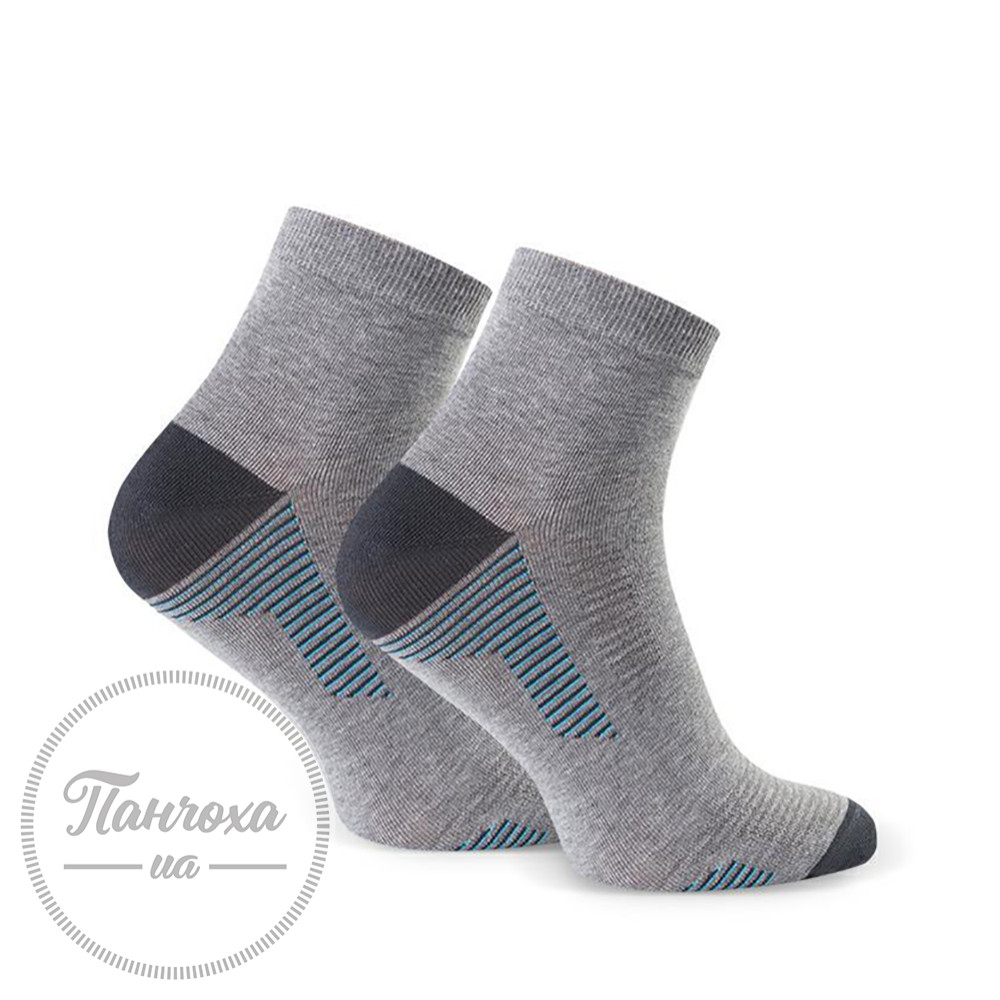 Шкарпетки чоловічі STEVEN 054 (SPORT 8) р.41-43 сірий Шкарпетки чоловічі STEVEN 054 (SPORT 8) р.41-43 сірий