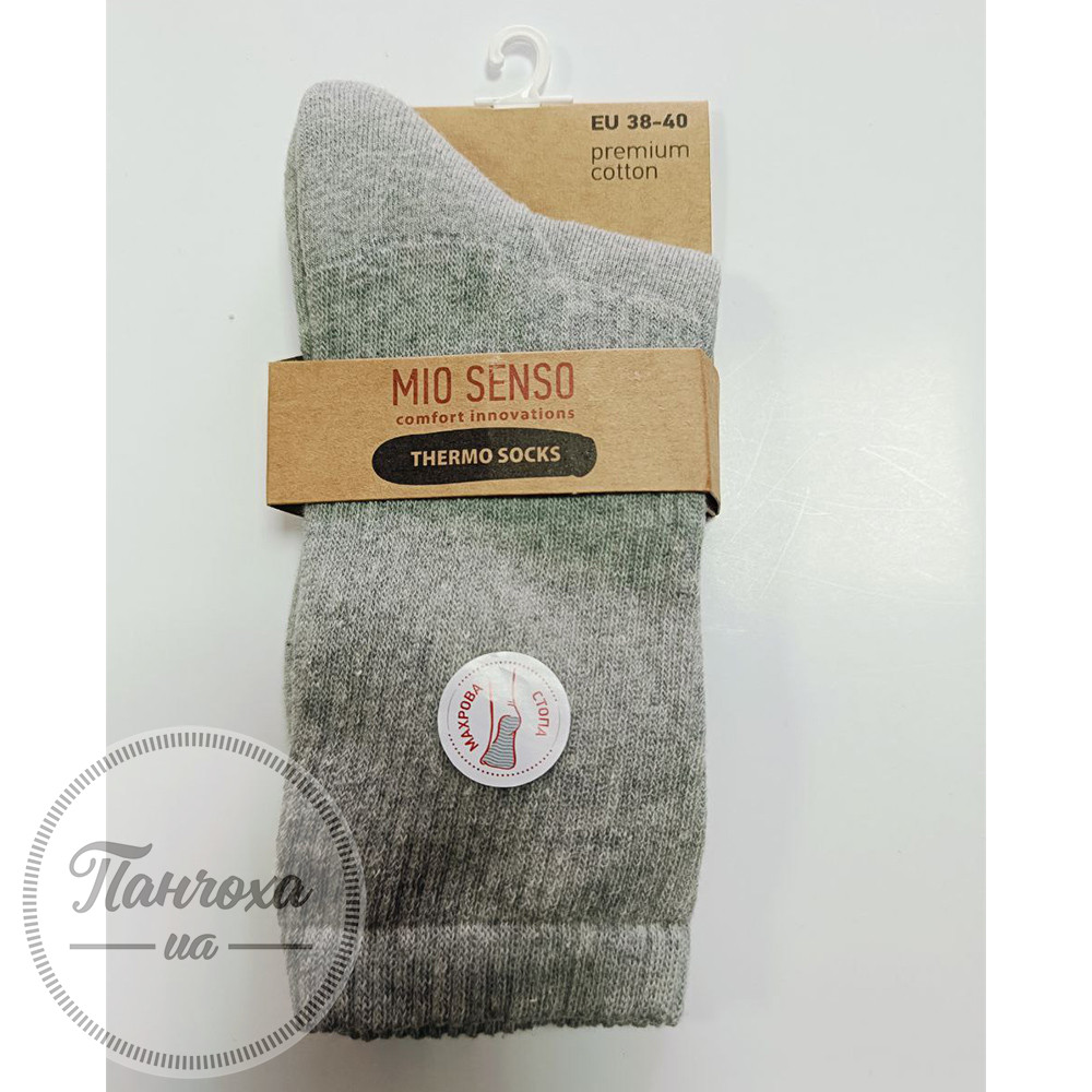 Шкарпетки жіночі MIO SENSO UC631HF/Lx (махрова стопа) р.38-40 Св.сірий меланж Шкарпетки жіночі MIO SENSO UC631HF/Lx (махрова стопа) р.38-40 Св.сірий меланж