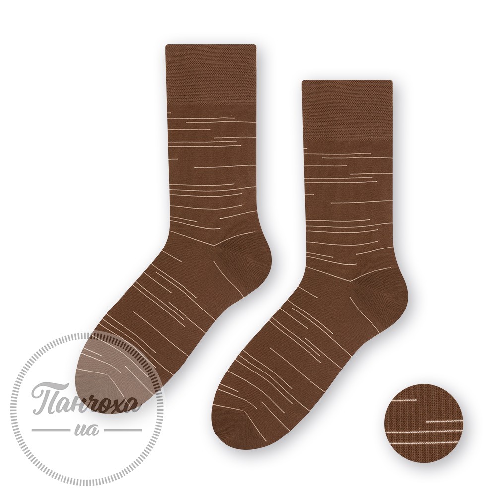 Шкарпетки чоловічі STEVEN SUITLINE 056 (wzory4) р.45-47 коричневий