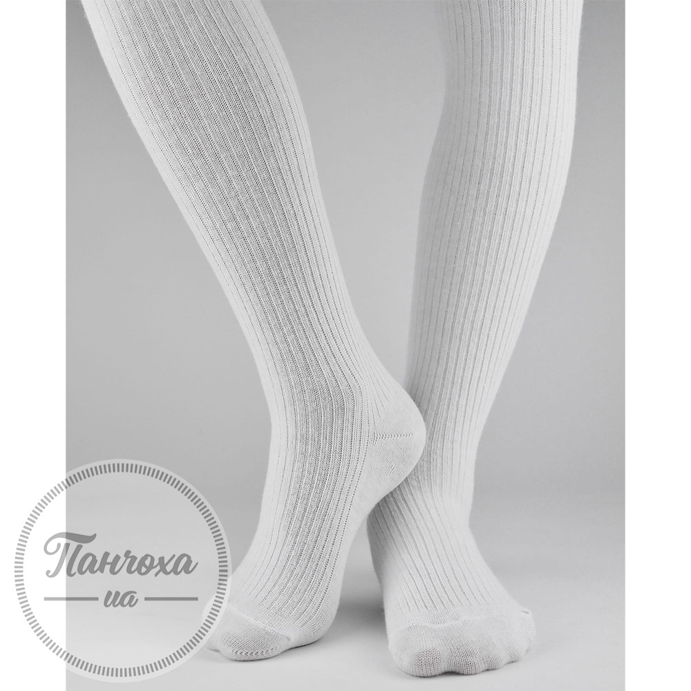 Колготки дитячі AFRICA (рубчик) р.16 / 98-104 Білий Колготки дитячі AFRICA (рубчик) р.16 / 98-104 Білий