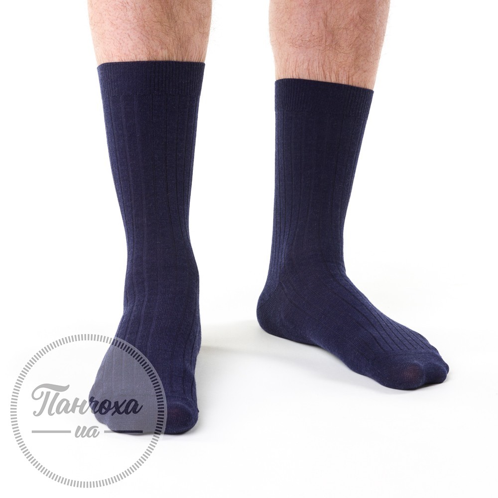 Шкарпетки чоловічі STEVEN 130 (з послабленою гумкою) р.44-46 синій