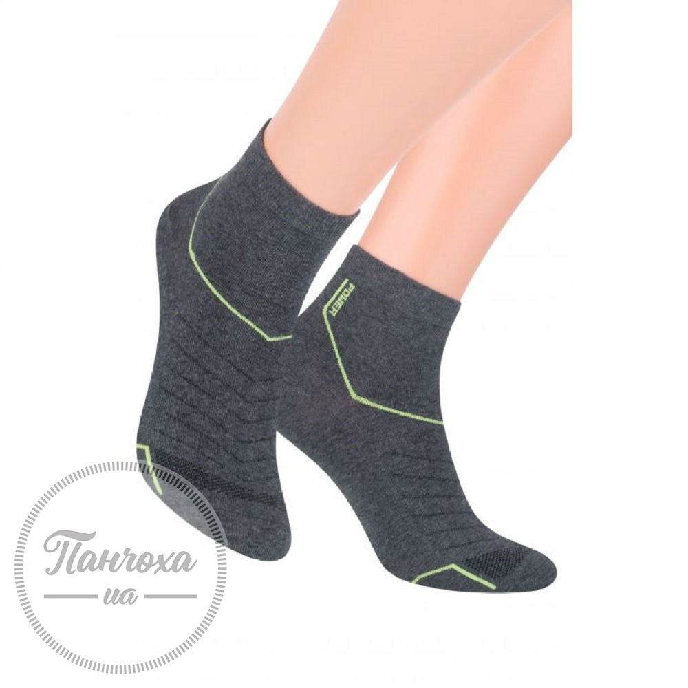 Шкарпетки чоловічі STEVEN (POWER однокольорові) 054 р.38-40 сірий Шкарпетки чоловічі STEVEN (POWER однокольорові) 054 р.38-40 сірий