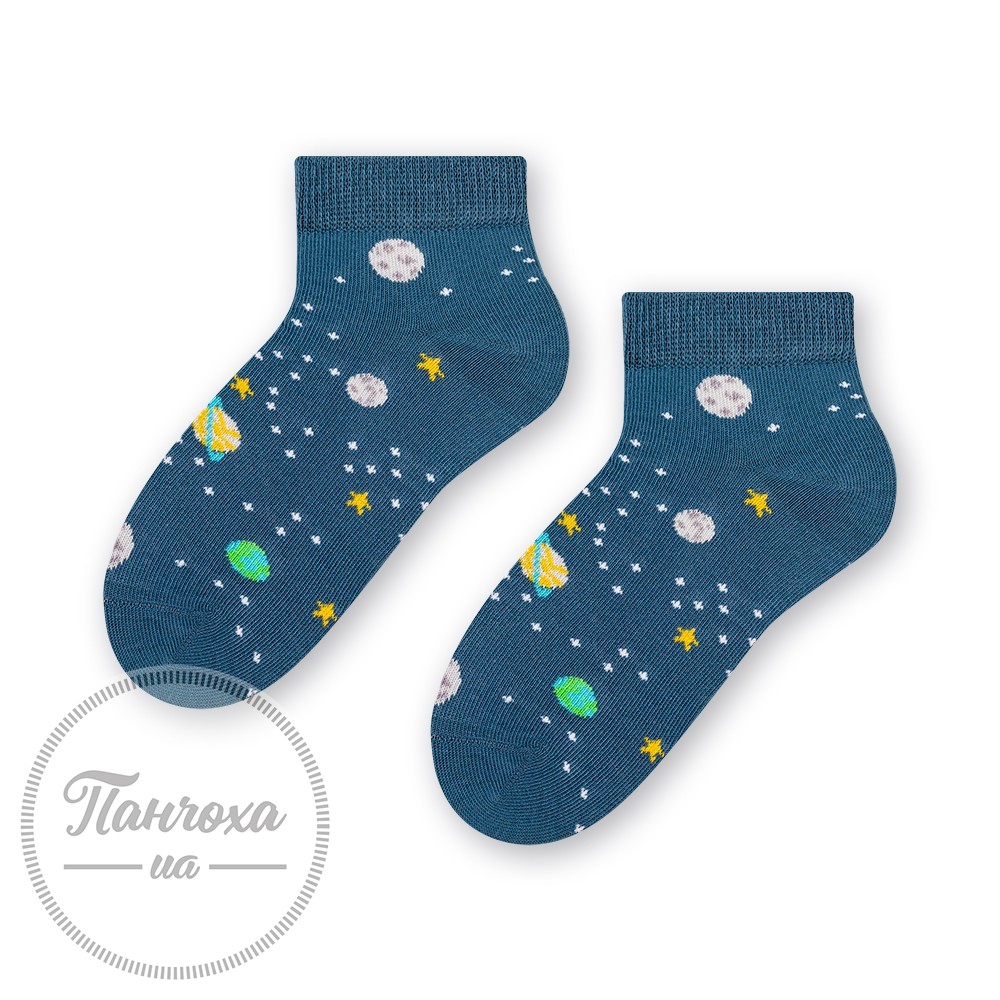 Шкарпетки дитячі STEVEN 004 (космос) р.29-31 темно-бірюзовий Шкарпетки дитячі STEVEN 004 (космос) р.29-31 темно-бірюзовий