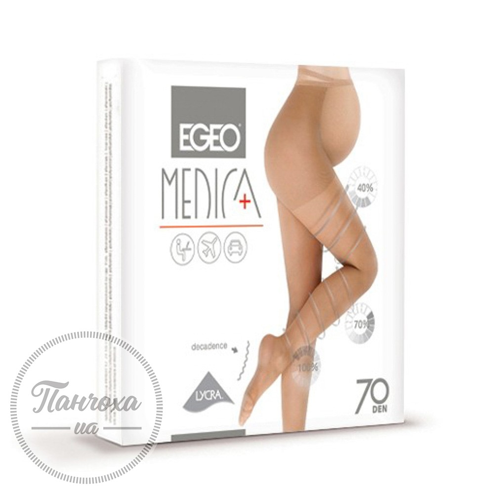 Колготки жіночі EGEO MEDICA 70 den (для вагітних) р.3 Nero