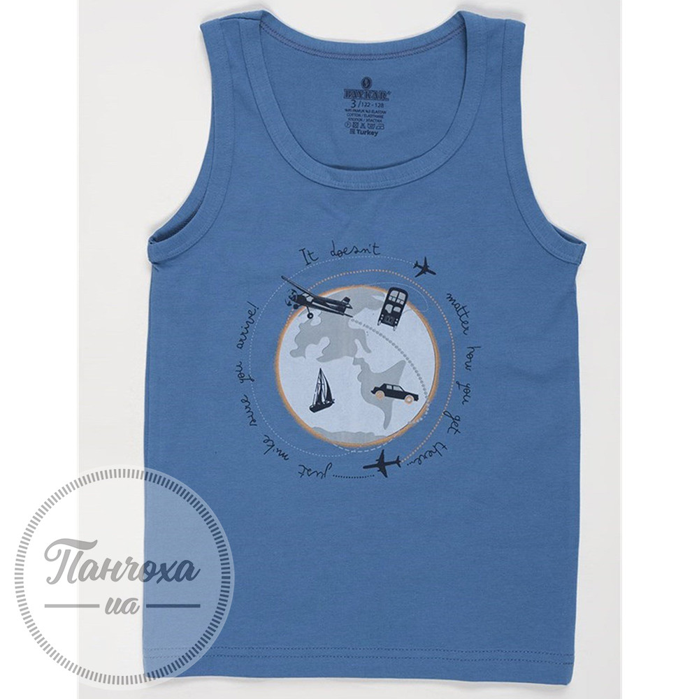 Майка для хлопців BAYKAR 2658 р.170-176 Синій Майка для хлопців BAYKAR 2658 р.170-176 Синій