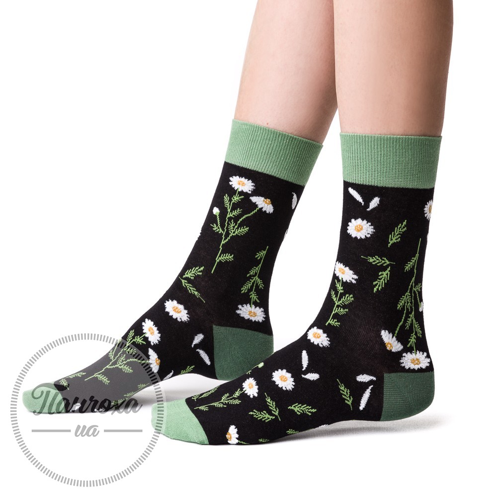 Шкарпетки жіночі STEVEN 017 (RUMIANKI) р.35-37 чорний