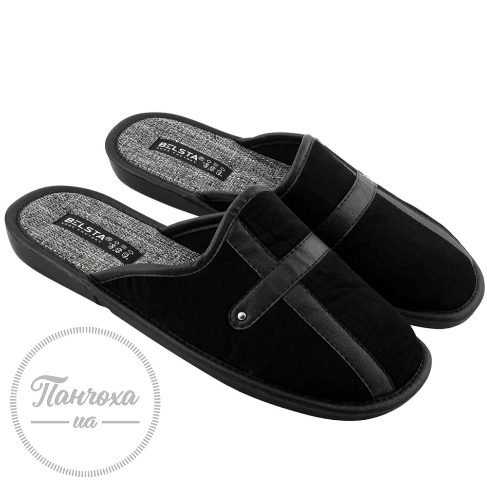 Тапочки чоловічі BELSTA 519 4008 С-174 092 С-12 р.41 Чорний Тапочки чоловічі BELSTA 519 4008 С-174 092 С-12 р.41 Чорний