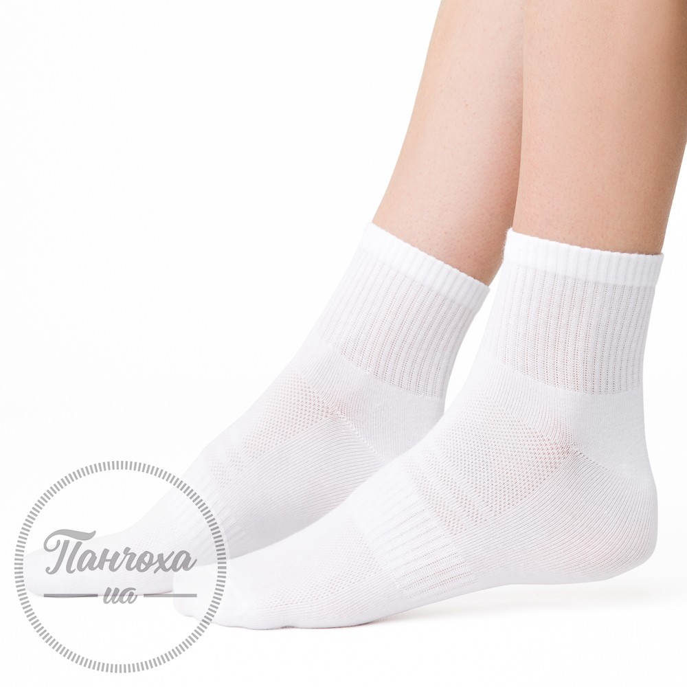 Шкарпетки жіночі STEVEN 026 (однотонні) р.35-37 білий