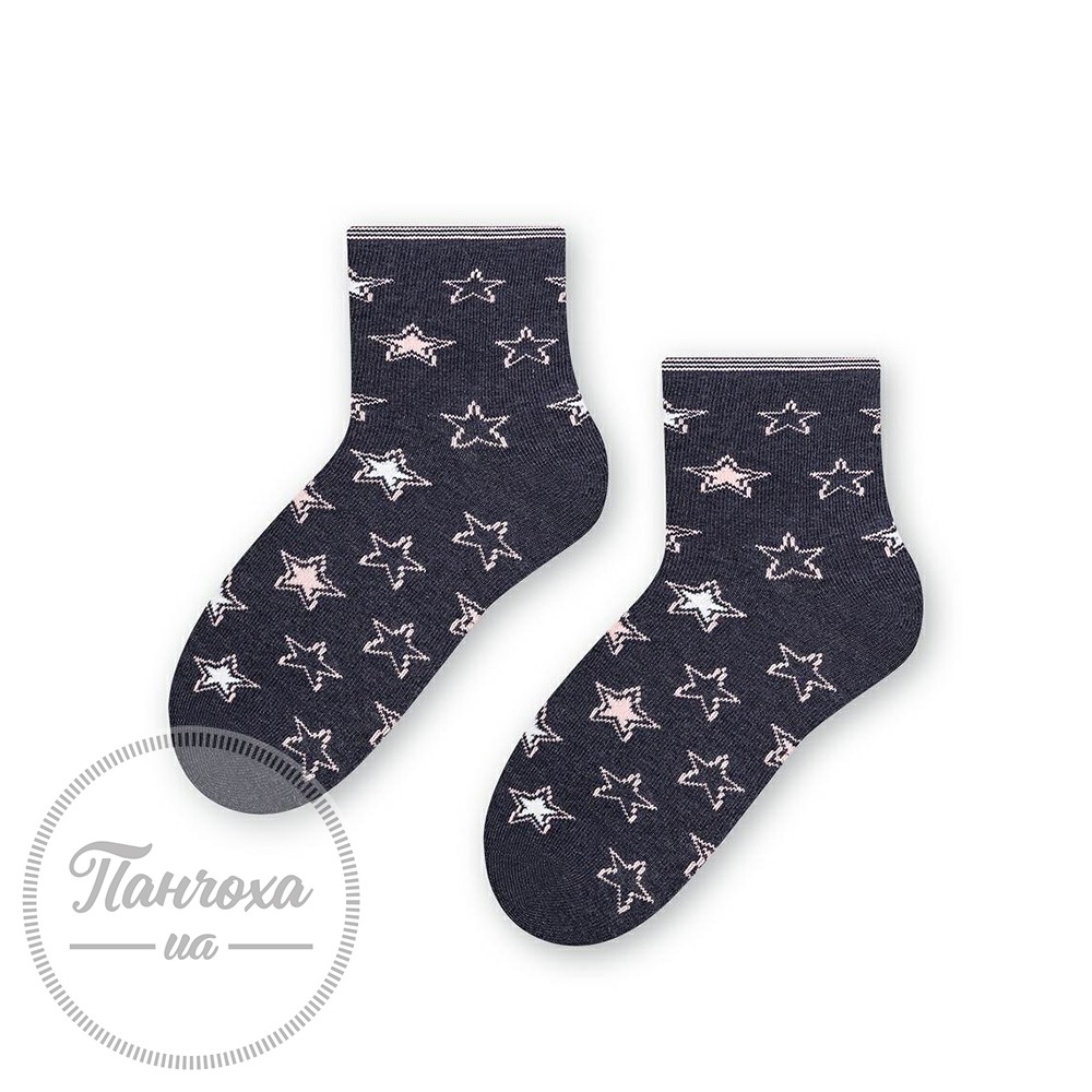 Шкарпетки дитячі STEVEN 014 (зірки) р.32-34 джинс