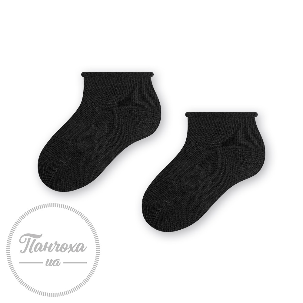 Шкарпетки дитячі STEVEN 146 (без резинки) р.17-19 чорний