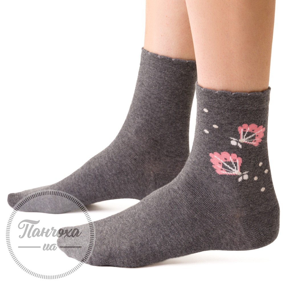 Шкарпетки жіночі STEVEN 099 (узор) р.35-37 сірий Шкарпетки жіночі STEVEN 099 (узор) р.35-37 сірий