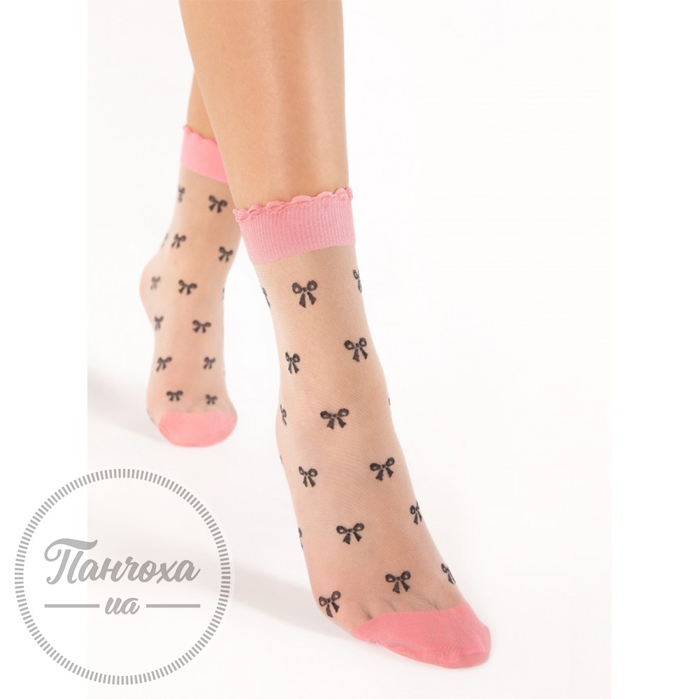 Шкарпетки жіночі FIORE HEY BABY 15 den (one size) Dusty rose/black/poudre Шкарпетки жіночі FIORE HEY BABY 15 den (one size) Dusty rose/black/poudre