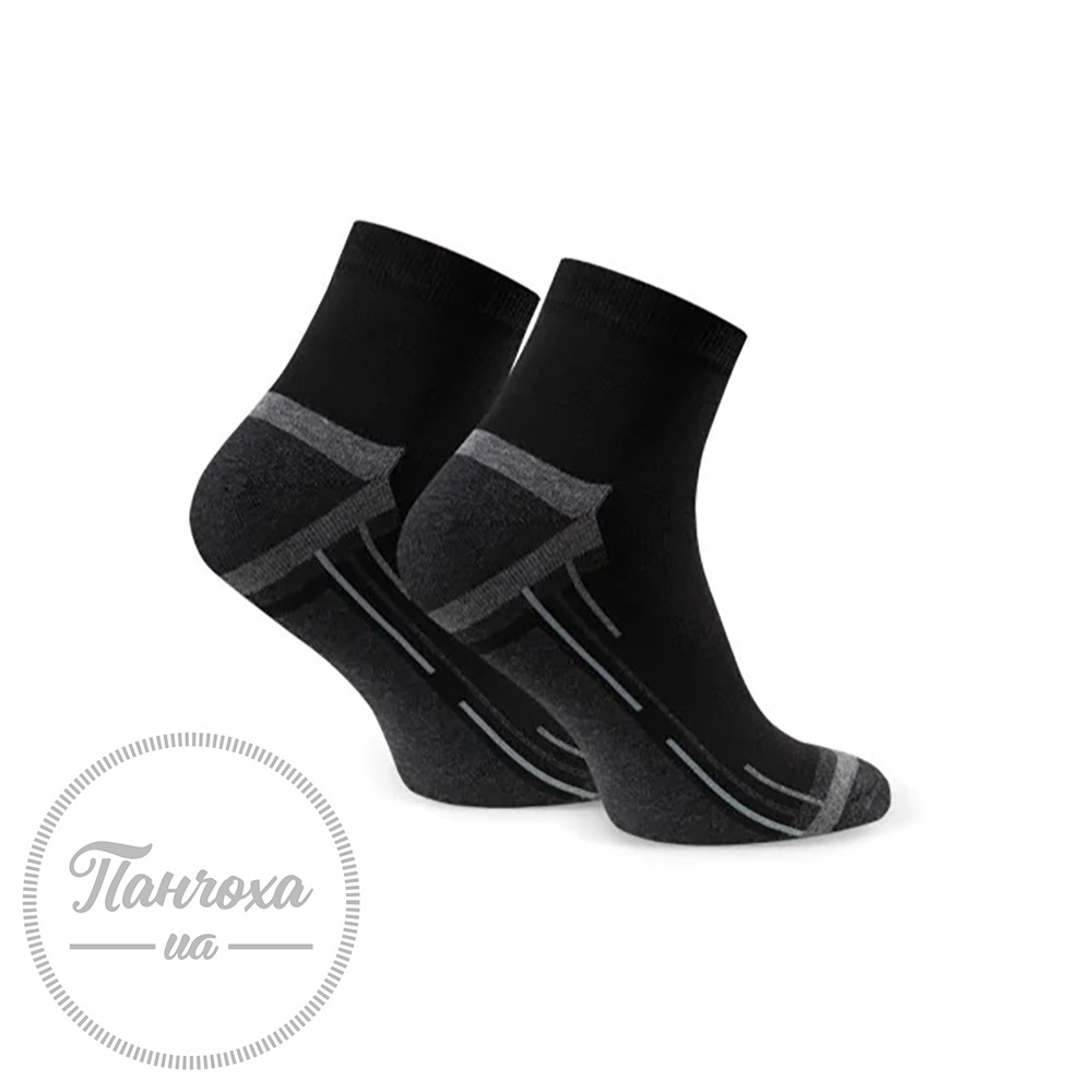 Шкарпетки чоловічі STEVEN (SPORT 5) 054 р.41-43 чорний-темно-сірий Шкарпетки чоловічі STEVEN (SPORT 5) 054 р.41-43 чорний-темно-сірий