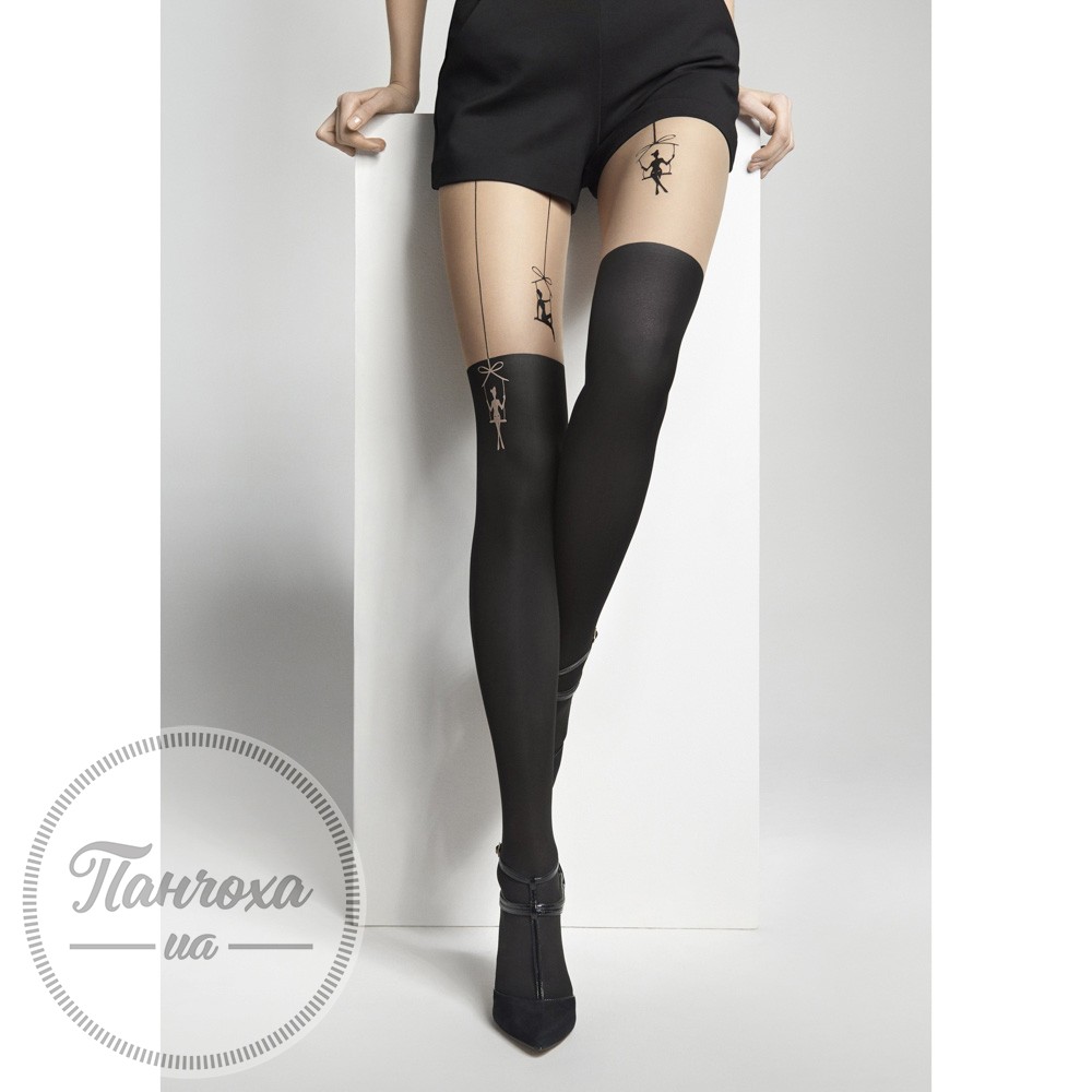 Колготки женские MARILYN ZAZU BELL (20/60den) (black/visone,1/2) Колготки женские MARILYN ZAZU BELL (20/60den) (black/visone,1/2)