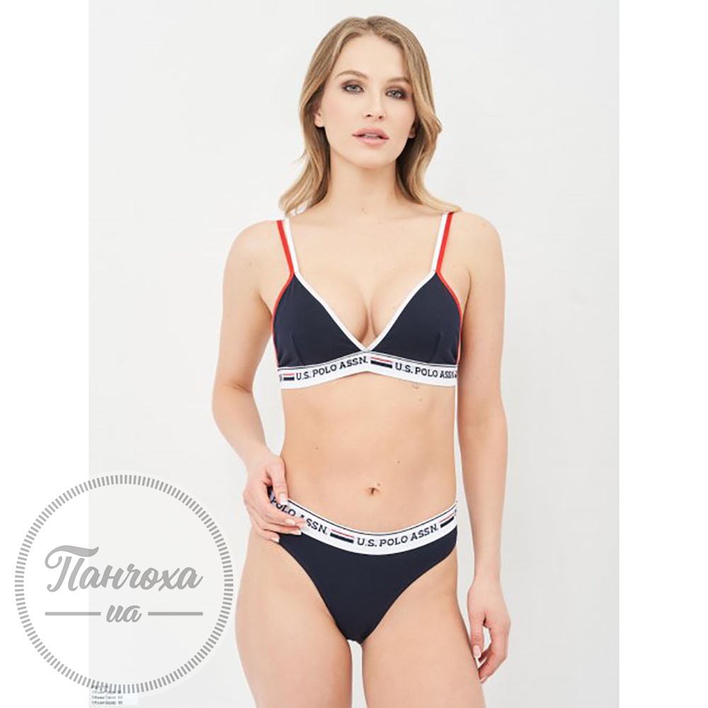 Комплект жіночий (бюст+труси) US.POLO ASSN.66254 p.38/M Темно-синій Комплект жіночий (бюст+труси) US.POLO ASSN.66254 p.38/M Темно-синій