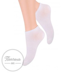 Шкарпетки жіночі STEVEN 017 (KWIATY) (короткі) р.35-37 персиковий