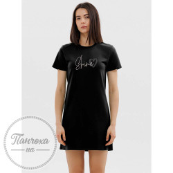 Нічна сорочка жіноча ROKSANA 1761 (Shine) р.XXL Чорний