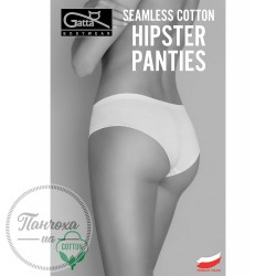 Труси жіночі GATTA Seamless cotton Hipster panties (black, S)