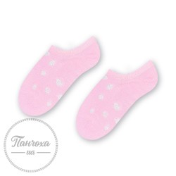 Шкарпетки дитячі STEVEN 148 (горох) p.29-31 рожевий