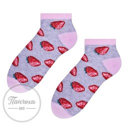 Шкарпетки жіночі STEVEN 114 (полуниця) р.38-40 сірий