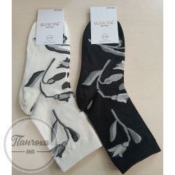 Носки Женские AURA.VIA NZP9862 р. 35-38 черный (колокольчик)