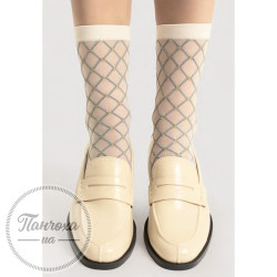 Носки Женские MURA PIZZO BIJOUX CALZINO C4264 p.36-40 Nero/grigio