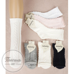 Шкарпетки для дівчат KATAMINO К46312 р.32-34 (9-10 років) Молочний