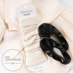 Гетры для девочек STEVEN 043 (one size) Молочный