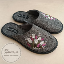 Тапочки жіночі BELSTA 88-60 №1830 092 С-12 092 С-12 р.38 Сірий