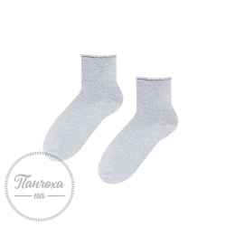 Шкарпетки жіночі STEVEN 158 (люрекс) р.38-40 срібний