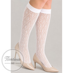 Гольфы женские MURA PIZZO ROMBI GAMBALETTO C4275 (one size) Bianco