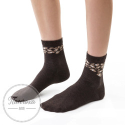 Носки Женские STEVEN 099 (пятнистый орнамент) р. 35-37 коричневый