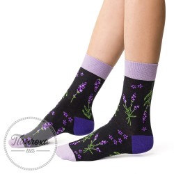 Шкарпетки жіночі STEVEN 017 (LAWENDĘ) р.35-37 темно-сірий