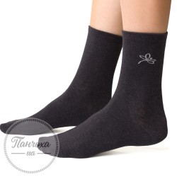 Шкарпетки жіночі STEVEN 099 (дрібний візерунок 2) р.35-37 темно-сірий