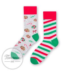 Шкарпетки чоловічі STEVEN 136 (різдвяний візерунок) р.41-43 сірий
