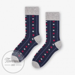 Шкарпетки чоловічі MORE 051 (STARS) р.39-42 синій