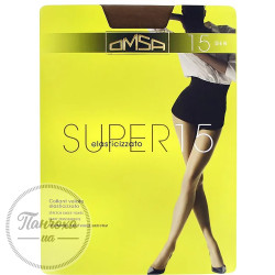 Колготки жіночі OMSA SUPER 15 (nero, 4-L)